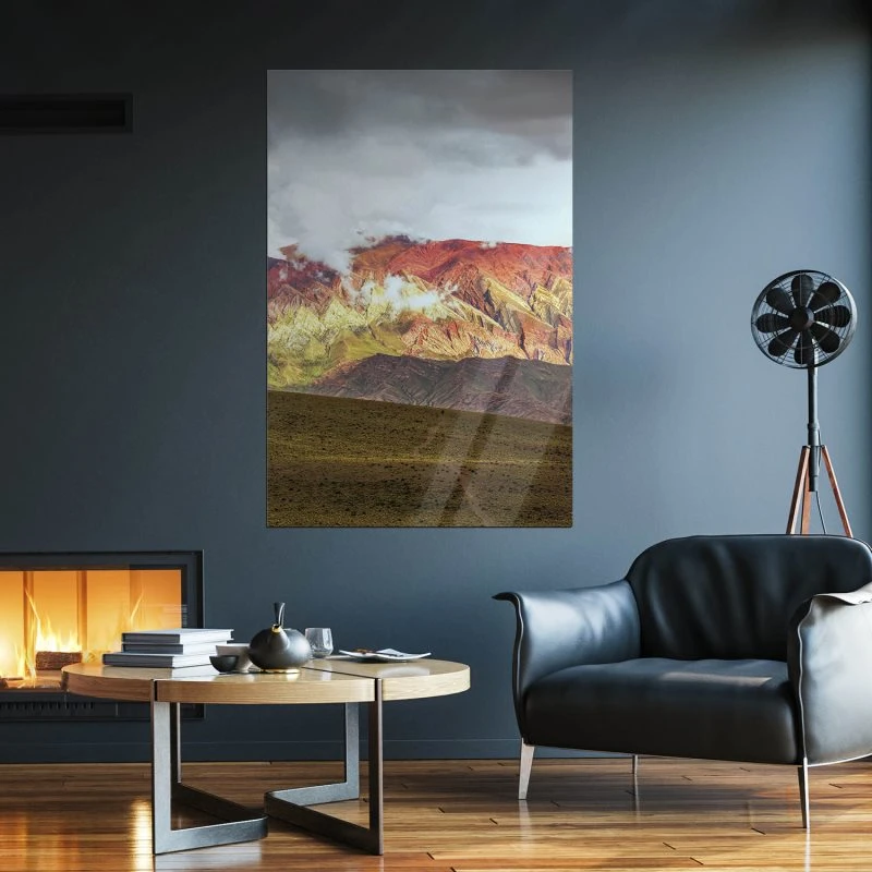 Poster 40x60cm im Hochformat, 14 Farben Berge & Gebirge