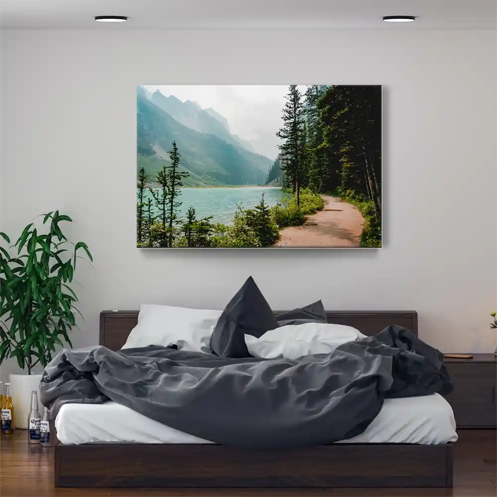 Keilrahmenbild groß, Flüsse & Seen Banff National Park Kanada 160x120cm 