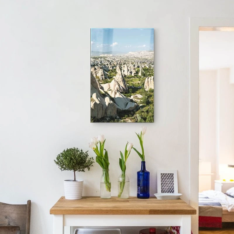 Berge & Gebirge im Hochformat, 100x150cm Kappadokien Türkei als XXL Acrylglasverbund Bild