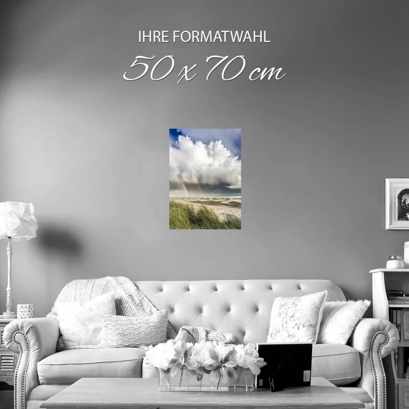 Poster 50x70cm Wattenmeer Nordsee Strand & Meer