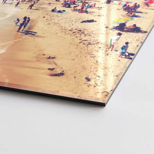 Strand & Meer Santa Monica Beach Los Angeles als Acrylglasverbund Bild 180x90cm