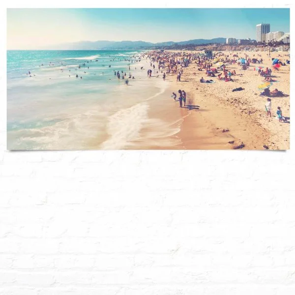 WandPoster 120x60cm Santa Monica Beach Los Angeles, Strand & Meer