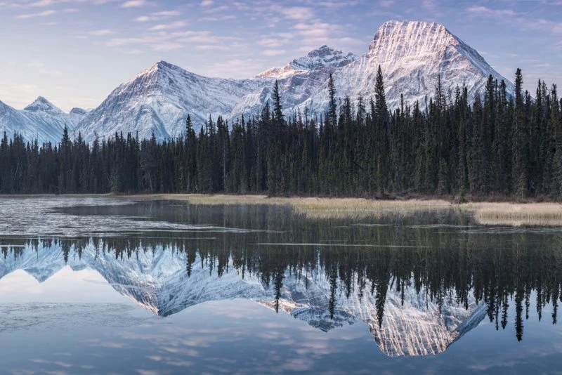 Berge & Gebirge Rocky Mountains Kanada als Alu-Dibond Bild 120x80cm