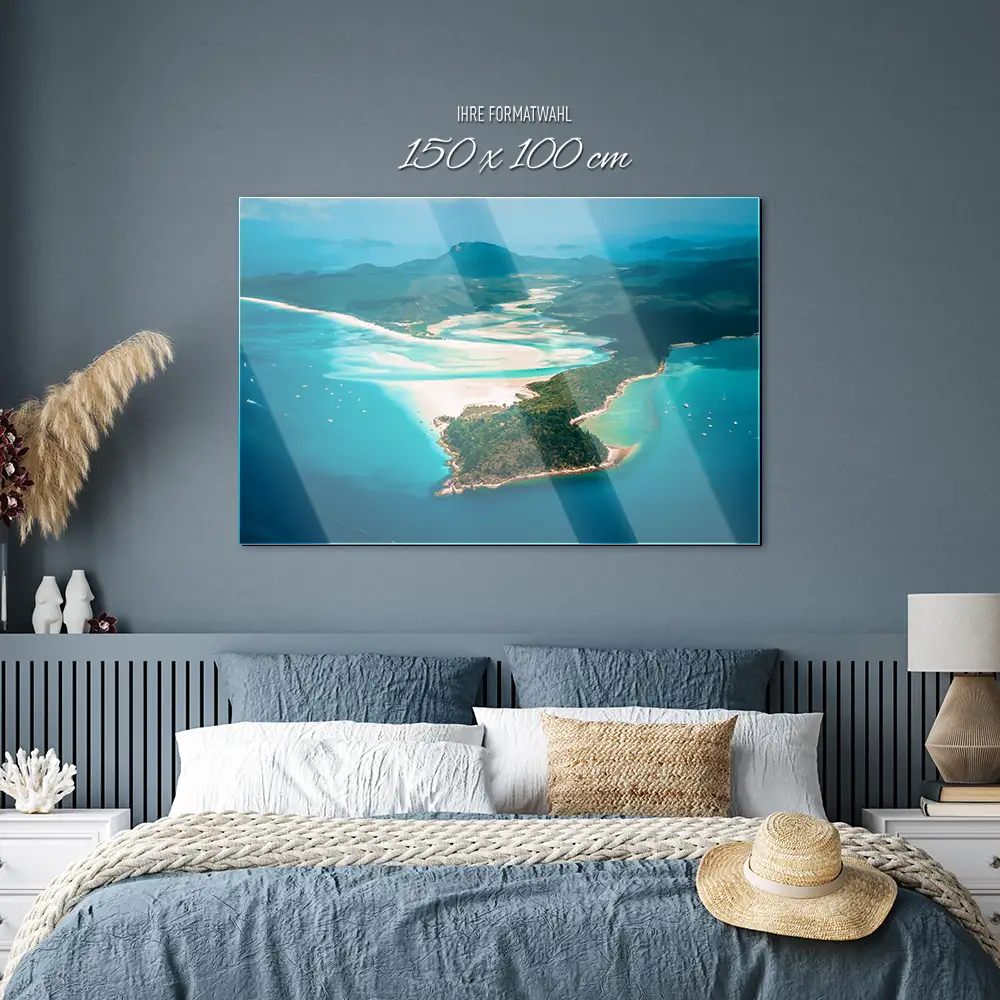 Strand & Meer Panorama Australien als Acrylglasverbund Bild 150x100cm