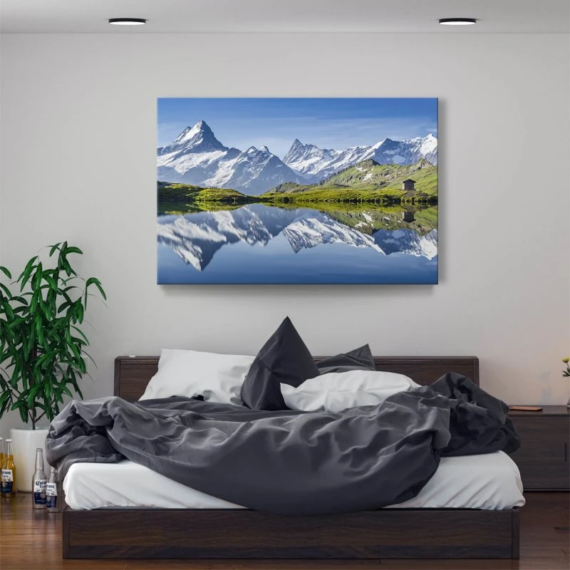 Berge & Gebirge Bachalpsee Schweiz als Keilrahmenbild 200x150cm