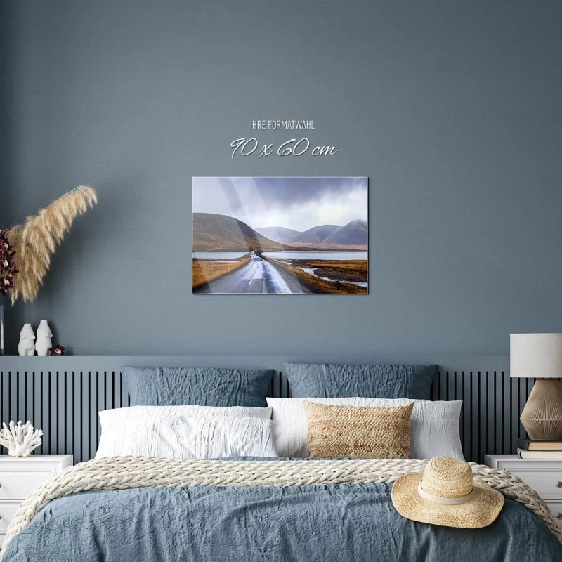Berge & Gebirge Halbinsel Snæfellsnes Island als Acrylglasverbund Bild 90x60cm
