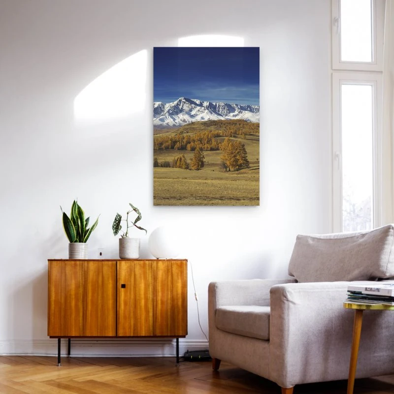 Poster 40x60cm im Hochformat, irgendwo in Russland Berge & Gebirge