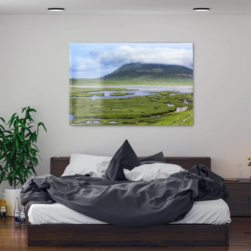 Berge & Gebirge Ceapabhal Hügel Isle Harris Schottland als Acrylglasverbund Bild 200x150cm
