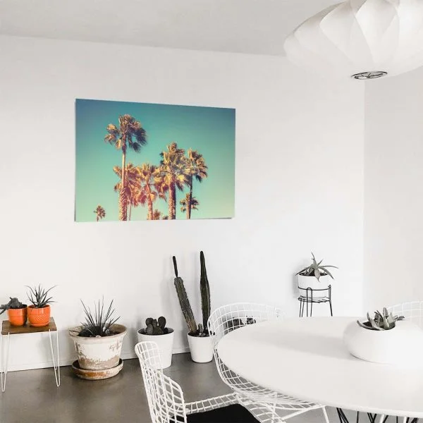 Poster Palmen retro look Kalifornien, USA, 100x75cm groß