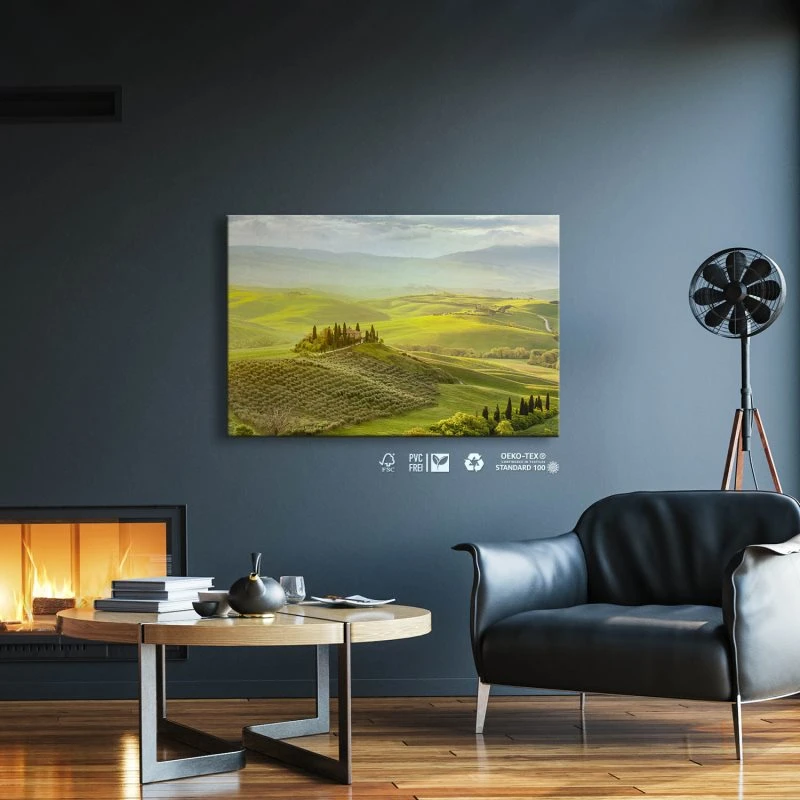 Leinwandbild 120x60cm Landschaft, Toskana, Italien