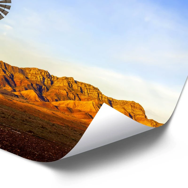 Poster 40x60cm im Hochformat, Ranges National Park Australien Berge & Gebirge