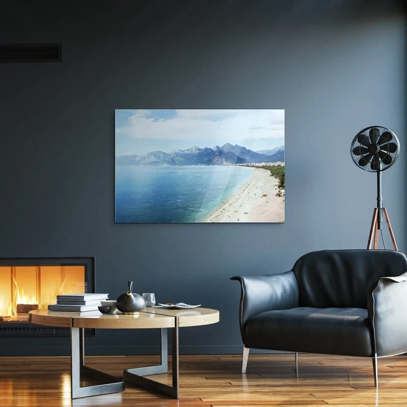 Berge & Gebirge Türkei Antalya Strand als Acrylglasverbund Bild 160x120cm