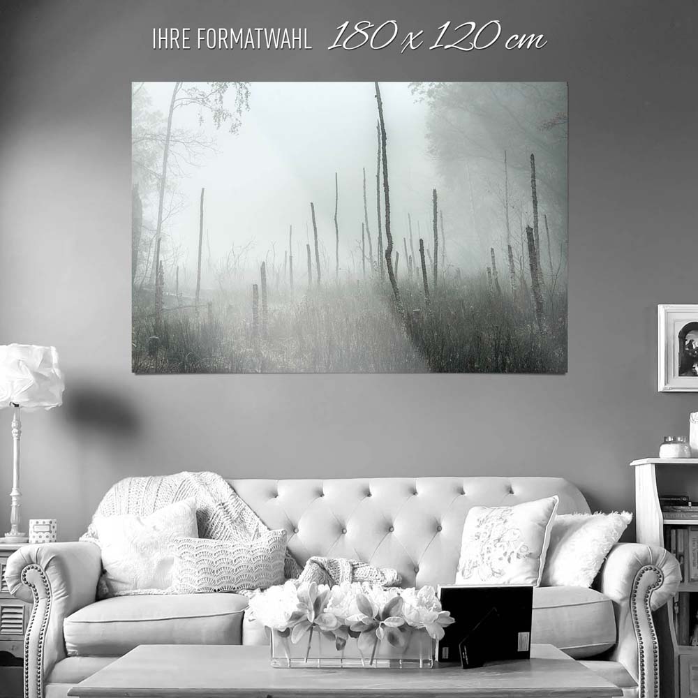 großes WandPoster Wald Bäume Sumpfgebiet, 180x120cm