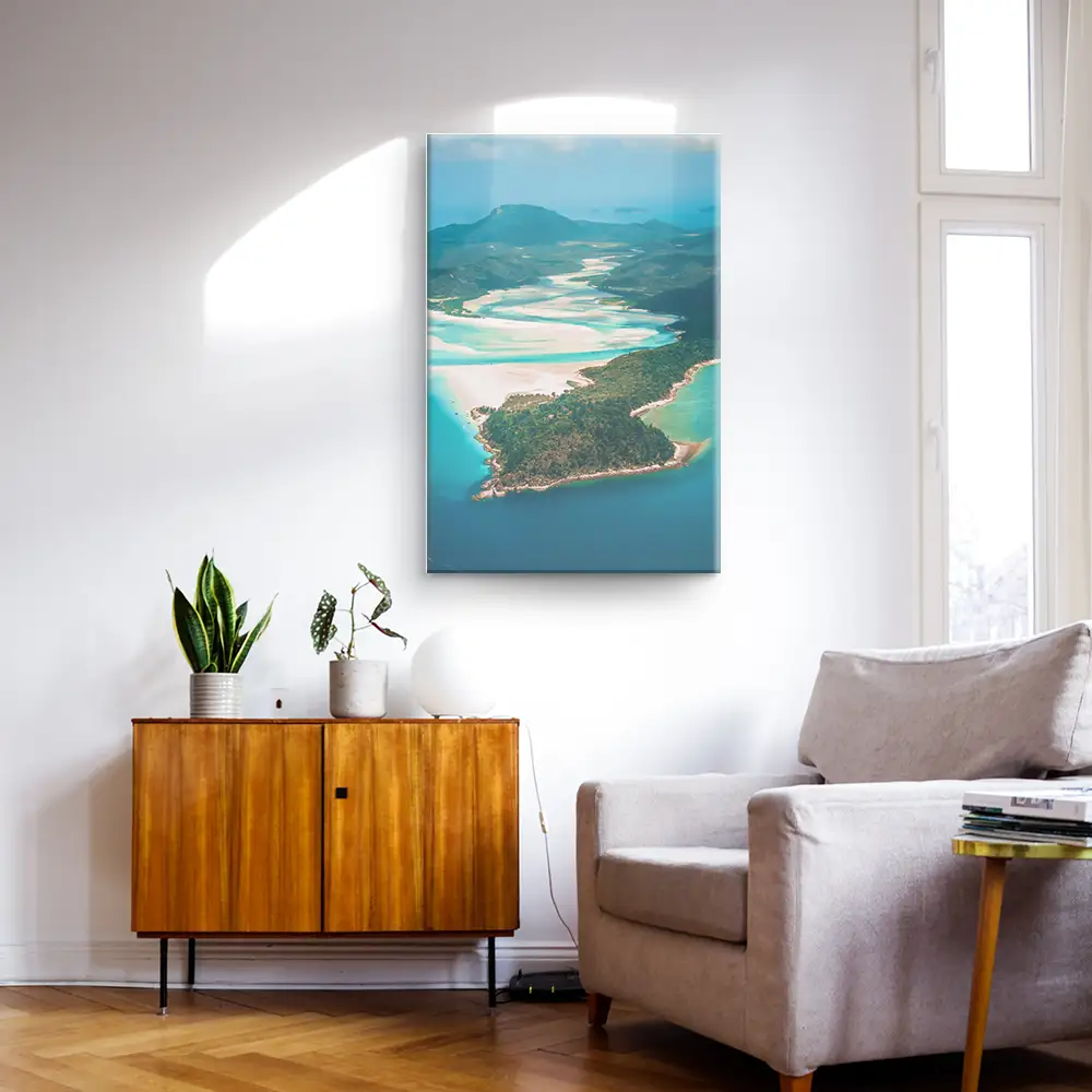 Keilrahmenbild Hochformat, Strand & Meer, Panorama Australien 60x90cm groß