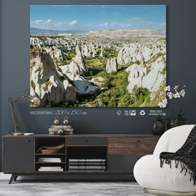 Berge & Gebirge Kappadokien Türkei als Keilrahmenbild 200x150cm