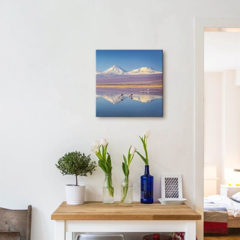 Berge & Gebirge Anden Atacama als Leinwand Bild 80x80cm