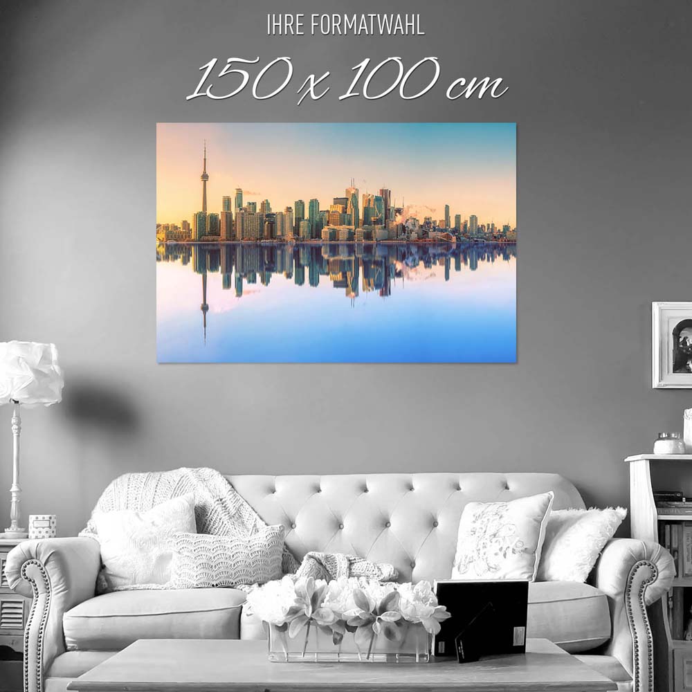Skyline Toronto, Kanada als Poster 150x100cm
