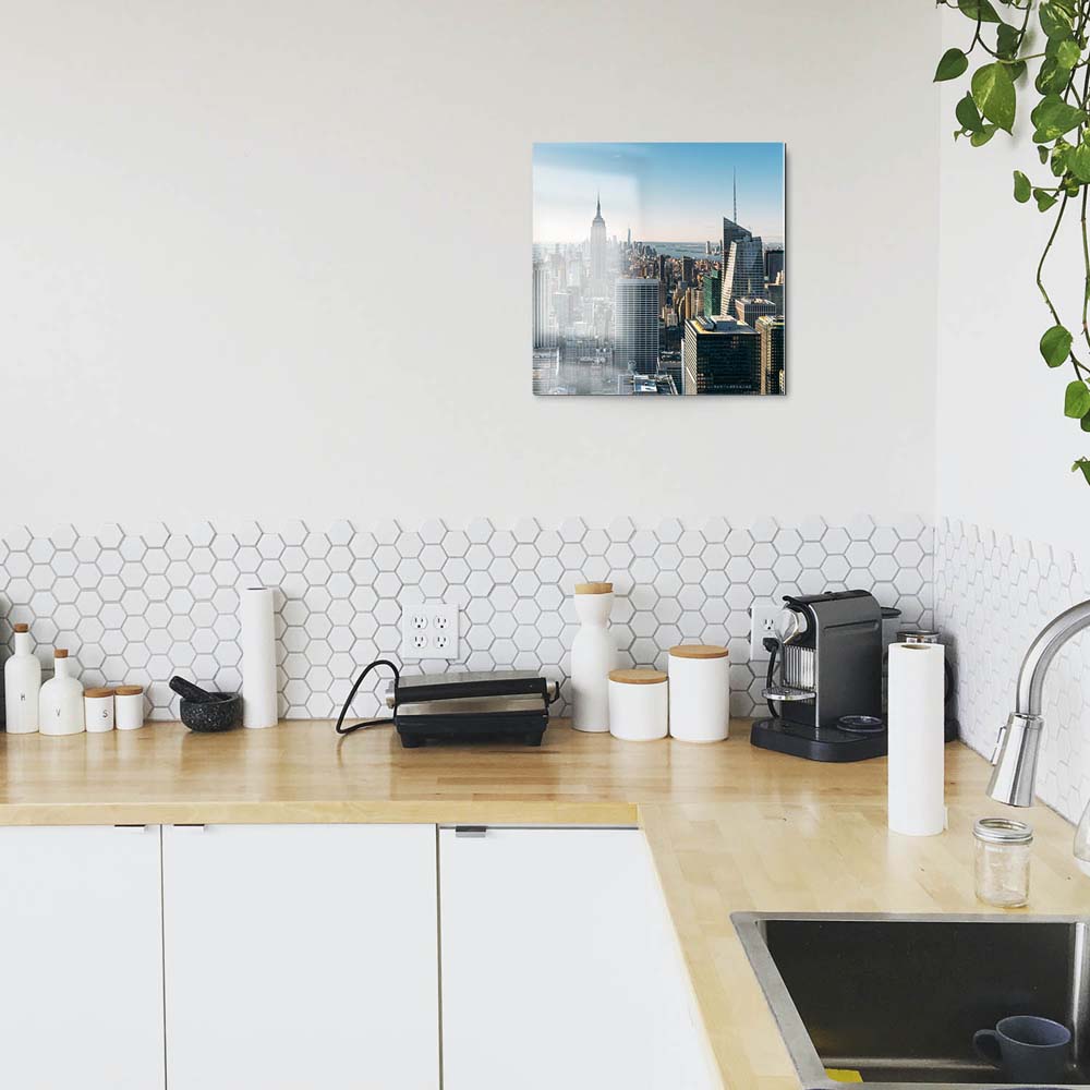 Skyline New York Empire State als Acrylglasverbund Bild 180x90cm