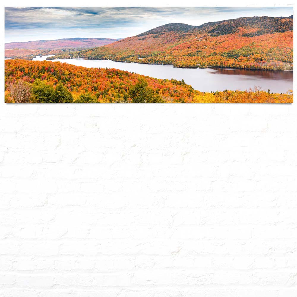 Panorama WandPoster 150x50cm Indian Summer, Québec, Kanada, Wald & Bäume