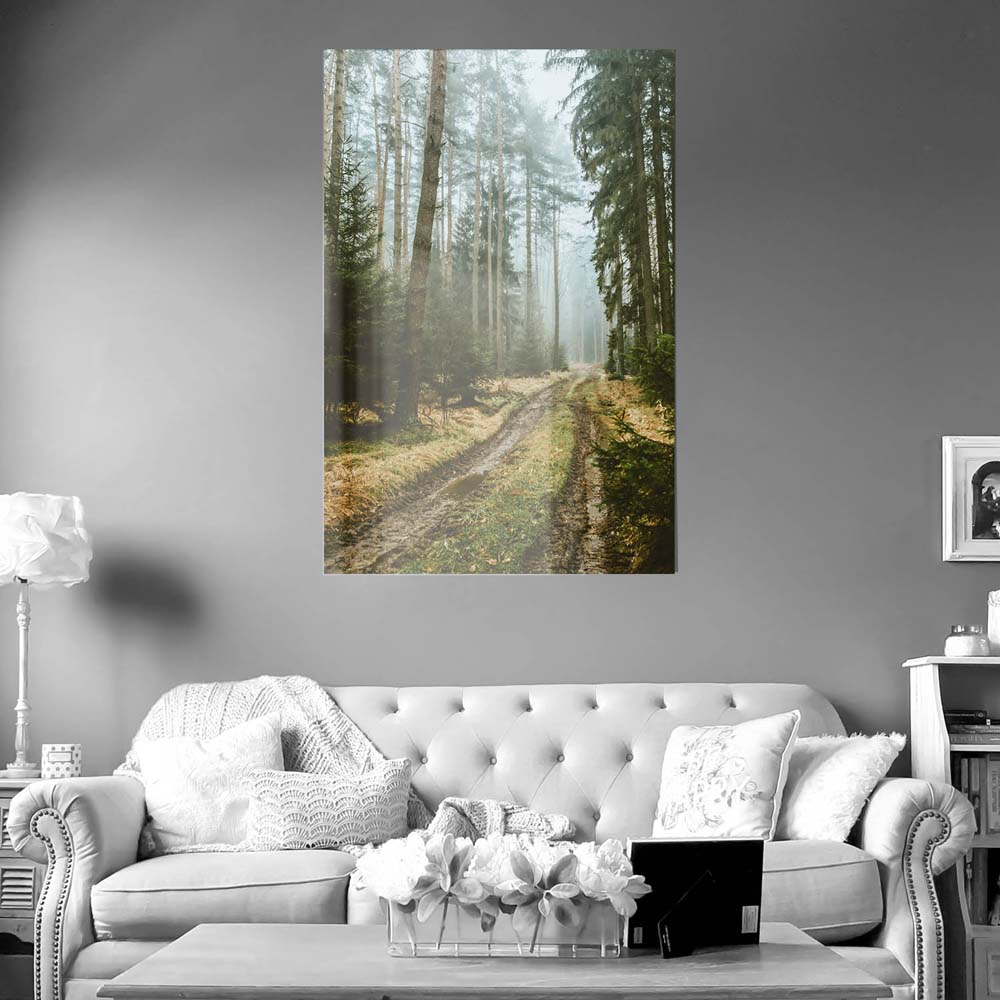 WandPoster XXL Hochformat Wald Spaziergang, 100x150cm