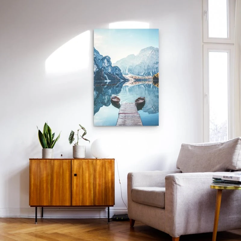 Poster Pragser Wildsee Dolomiten Berge & Gebirge, 70x100cm groß