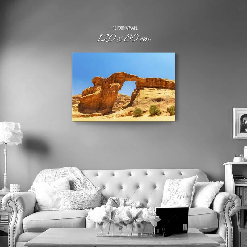 Berge & Gebirge Wadi Rum Wüste als Alu-Dibond Bild 120x80cm