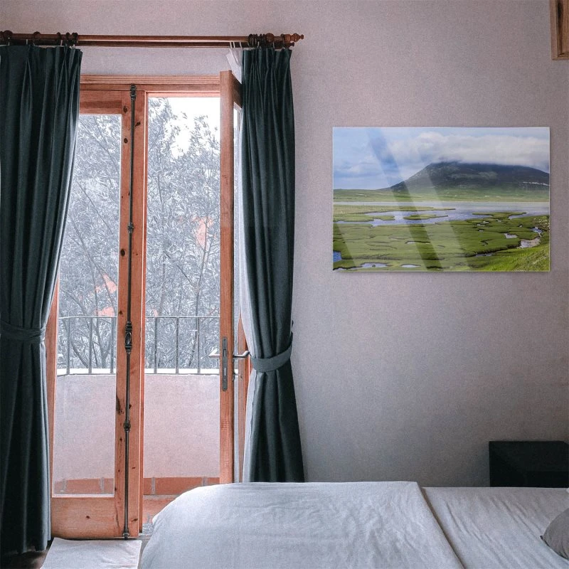 Berge & Gebirge Ceapabhal Hügel Isle Harris Schottland als Acrylglas Bild 120x60cm
