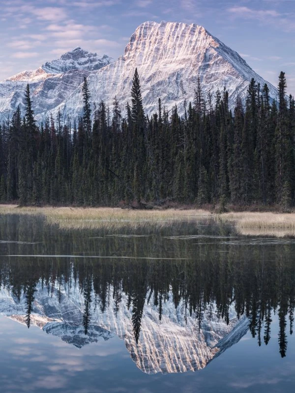 Poster 60x80cm groß, Berge & Gebirge Rocky Mountains Kanada