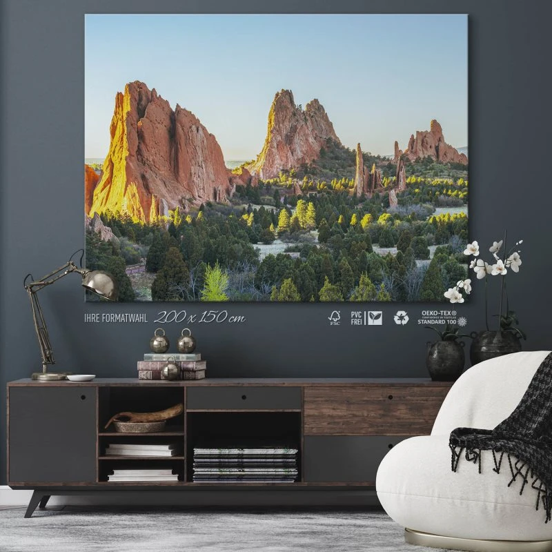 Berge & Gebirge Garden of the Gods USA als Keilrahmenbild 200x150cm
