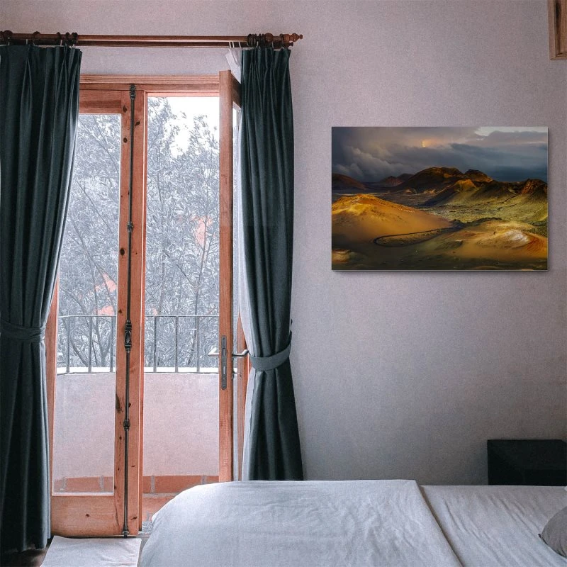 Berge & Gebirge Lanzarote Spanien als Alu-Dibond Bild 120x80cm