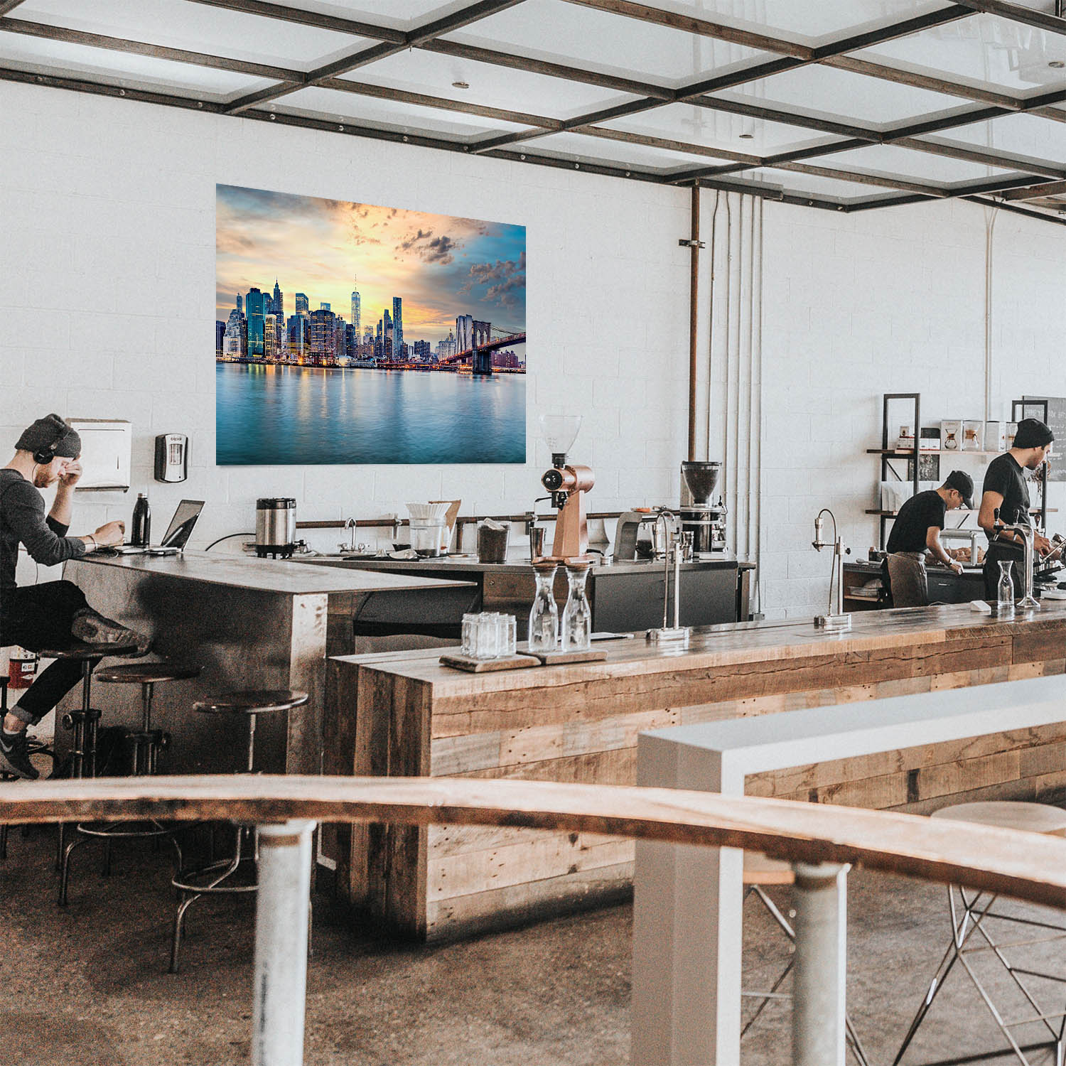 Skyline New York City als Poster 160x120cm