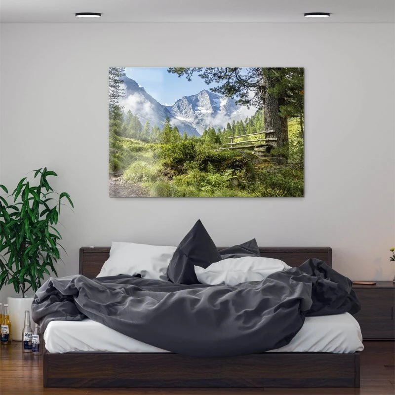 Berge & Gebirge Zillertal Tirol als Acrylglasverbund Bild 160x120cm