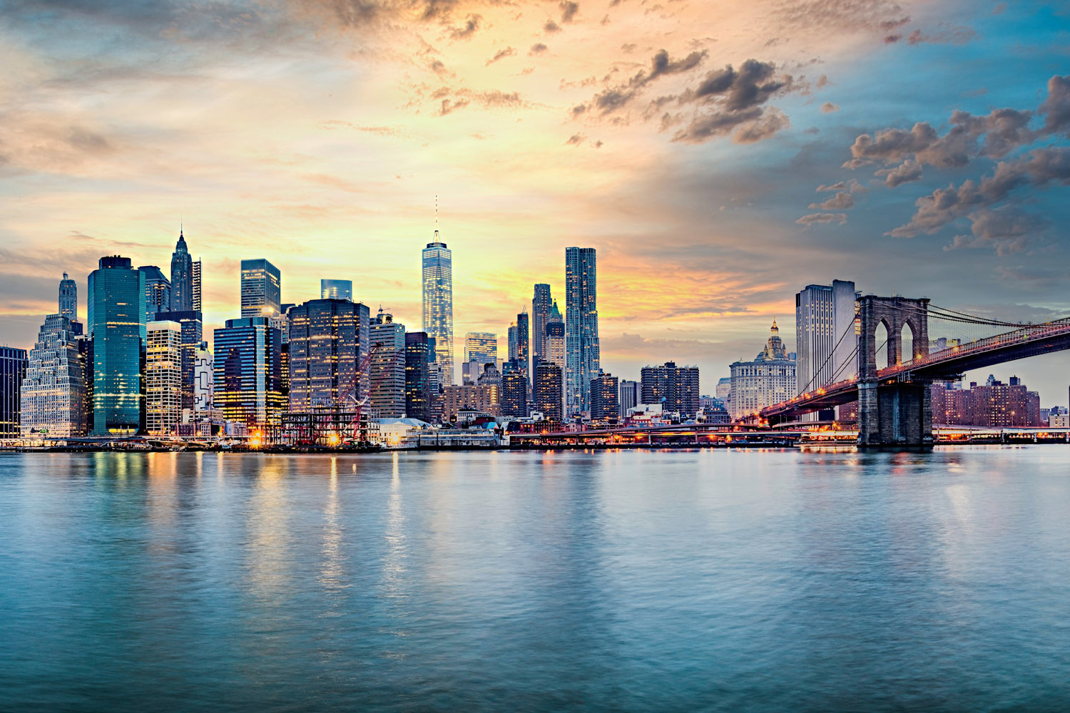 Skyline New York City als Poster 150x100cm