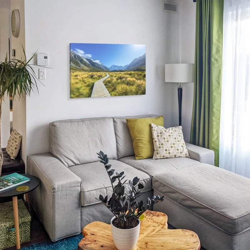Leinwandbild Mount Cook National Park Neuseeland, Berge & Gebirge 60x40cm
