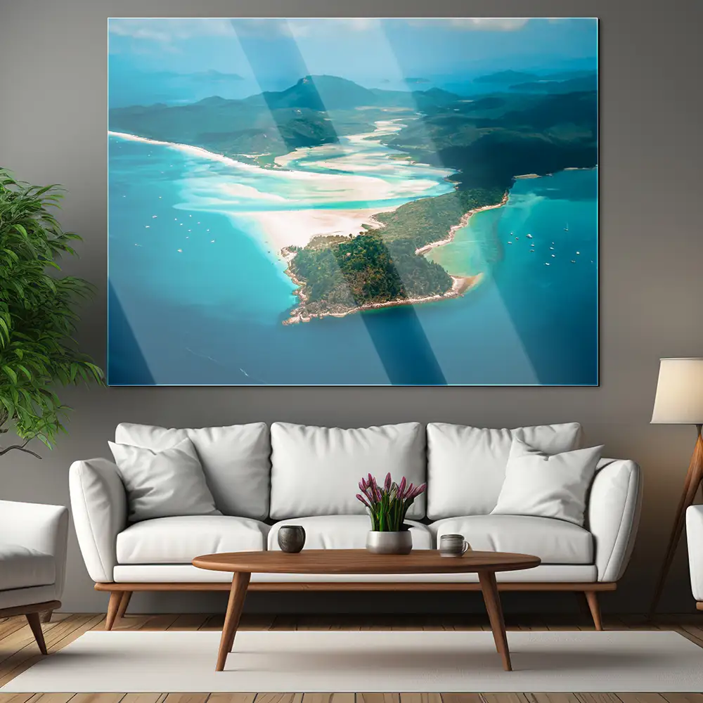 Strand & Meer Panorama Australien als Acrylglasverbund Bild 200x150cm