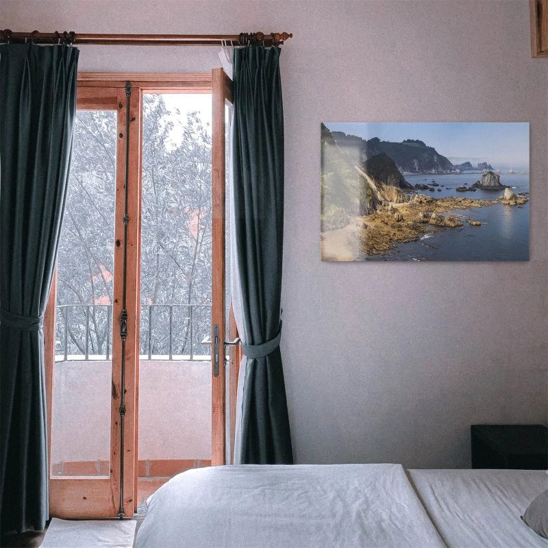 Strand & Meer Silence Beach als Acrylglas Bild 120x60cm