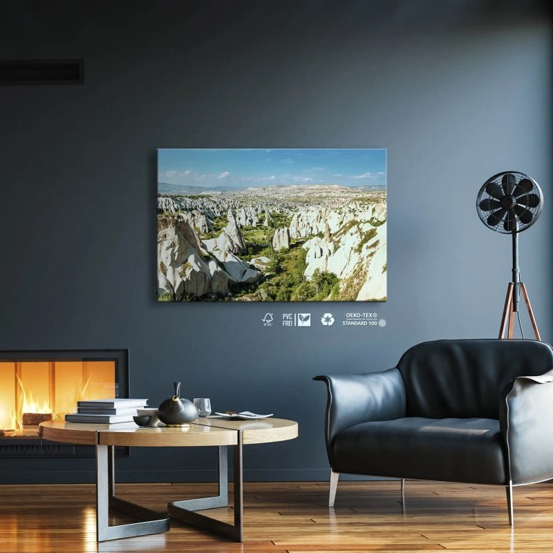 Leinwandbild Berge & Gebirge Kappadokien Türkei 100x70cm