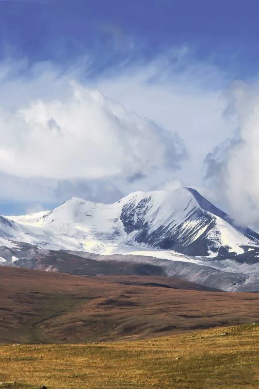 Poster 40x60cm im Hochformat, Altai Ukok Russland Berge & Gebirge