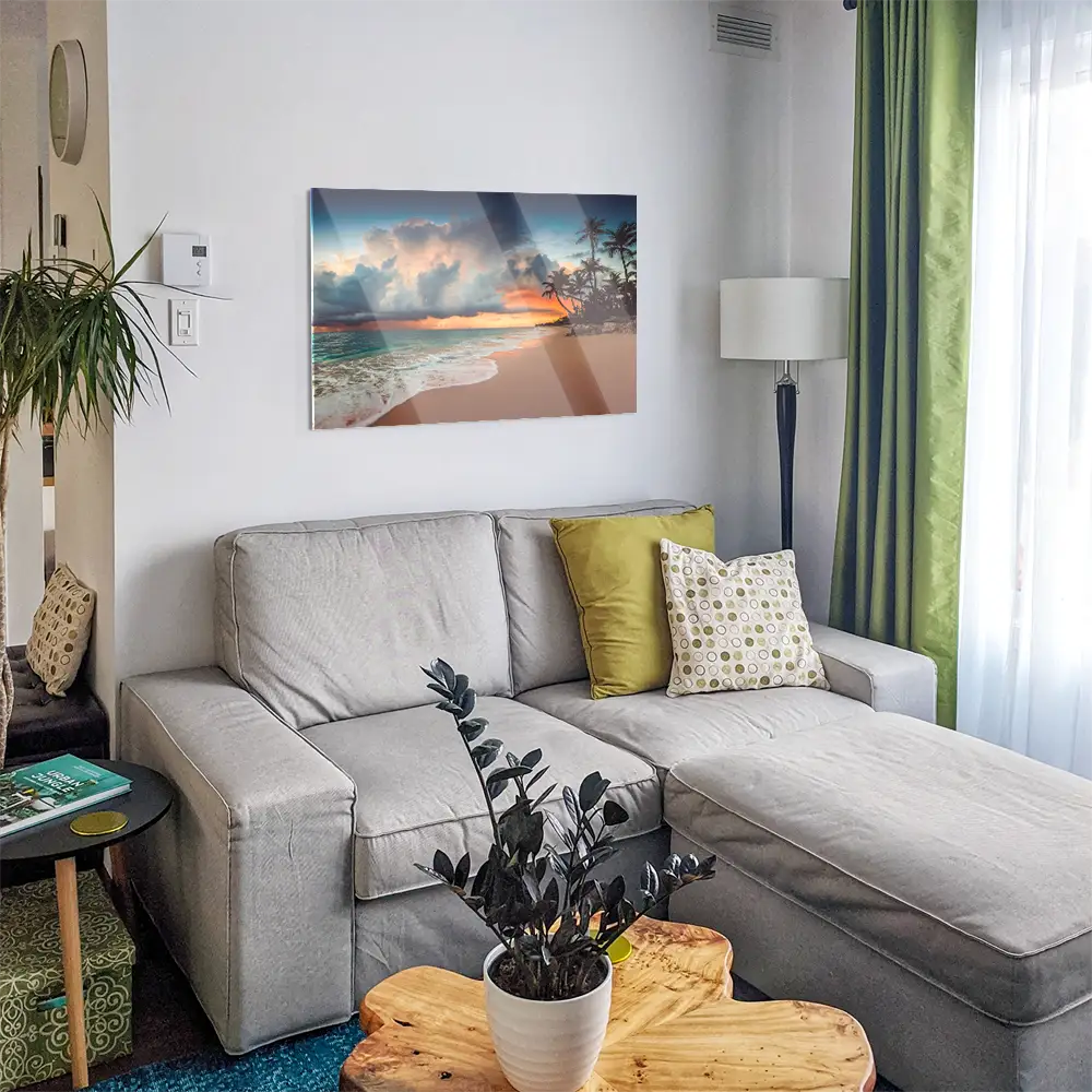 Acrylglasbild 150x50cm groß Strand & Meer Dominikanische Republik