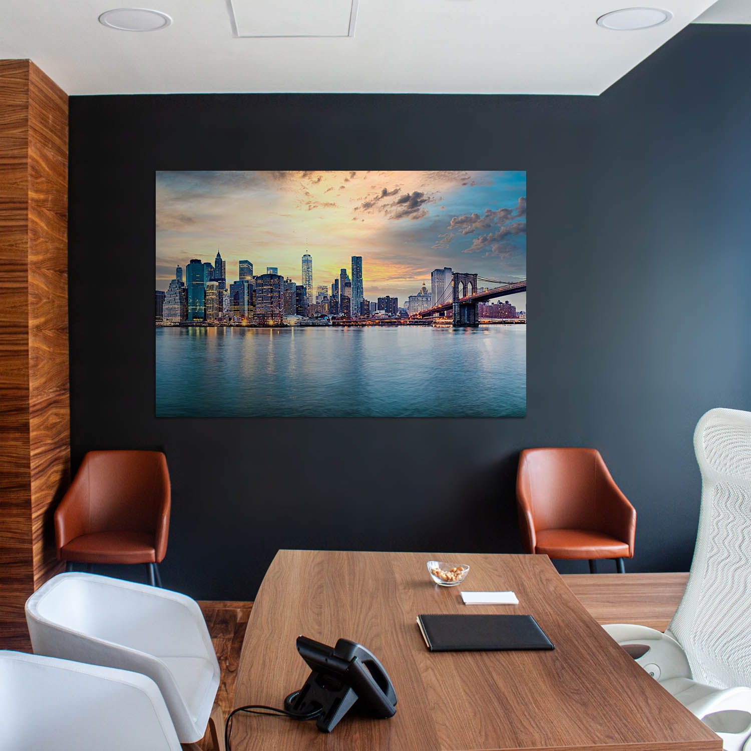 Skyline New York City als Poster 160x120cm