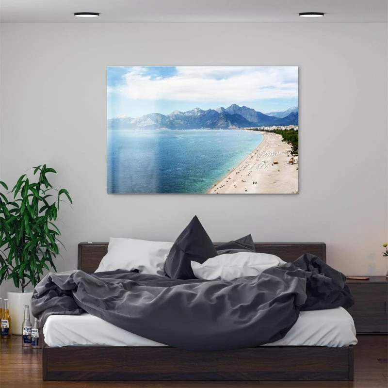 Berge & Gebirge Türkei Antalya Strand als Acrylglasverbund Bild 160x120cm
