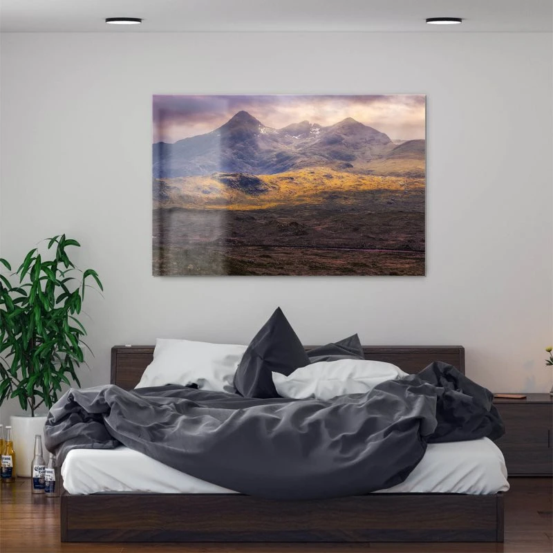 Berge & Gebirge Cuillin Hills Schottland Isle of Sky als Acrylglasverbund Bild 150x100cm
