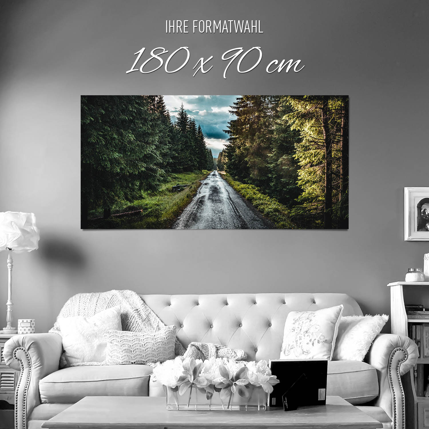 Großformat Poster Wald & Bäume Tannenpfad, 180x90cm