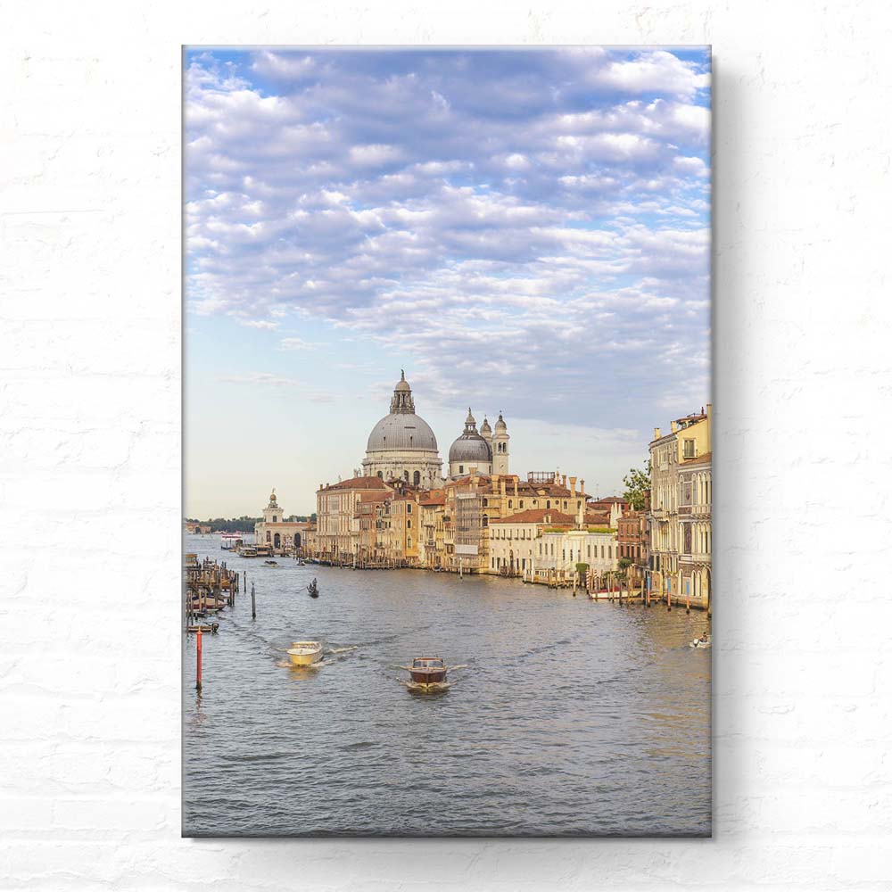 Leinwandbild Hochformat XXL 100x150cm, Skyline Canal Grande in Venedig