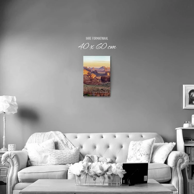 Alu-Dibond Bild im Hochformat, Berge & Gebirge Grand Canyon USA II 40x60cm