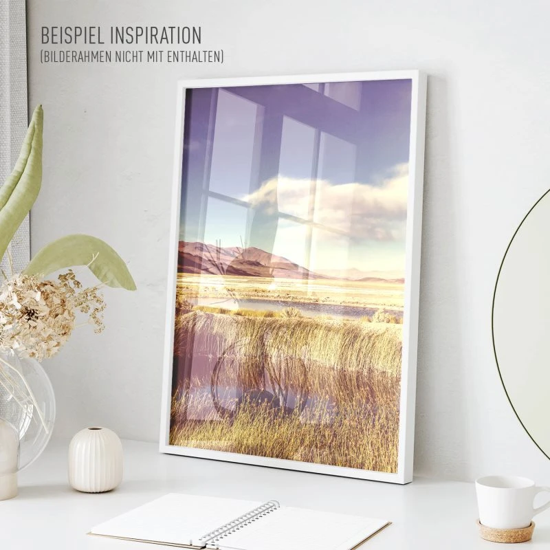Poster 40x60cm im Hochformat, Nord Argentinien Berge & Gebirge
