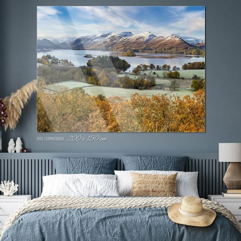 Berge & Gebirge Derwent Water England als Acrylglasverbund Bild 200x150cm