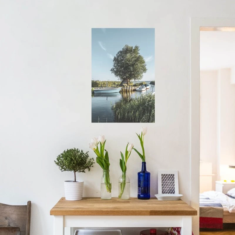Poster 60x80cm groß, Strand & Meer Zempin Insel Usedom