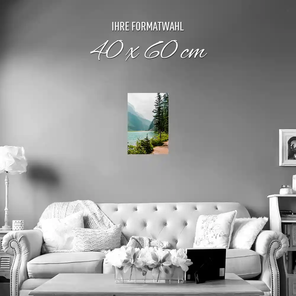 Poster 40x60cm im Hochformat, Banff National Park Kanada Flüsse & Seen
