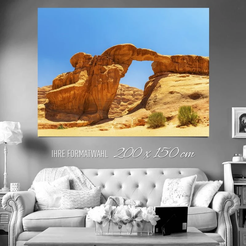 XXL Poster 200x150cm Berge & Gebirge Wadi Rum Wüste